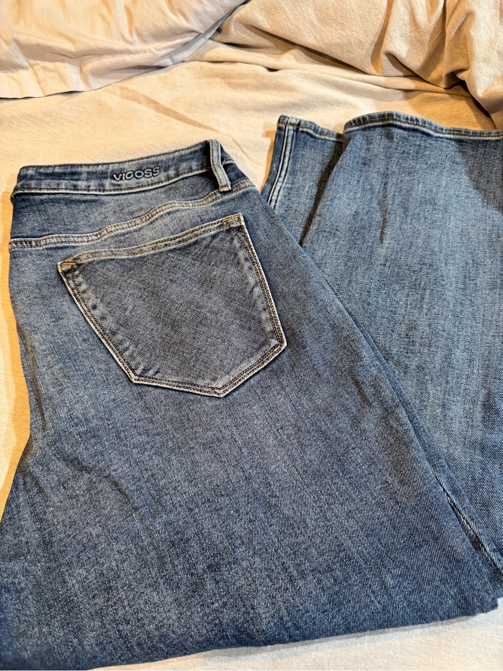 Vigoss Women's Medium Blue Flare Jeans